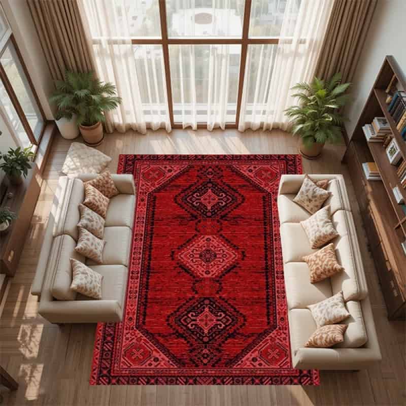 گلیم فرش زیبا و بادوام با طرح‌ های سنتی و مدرن